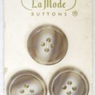 La Mode Vintage 4 Hole Brown White Streaked Buttons La Mode Vintage 4 Hole Brown White Streaked Buttons