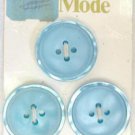 La Mode Vintage 4 Hole Shimmering Teal Buttons