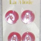 La Mode Vintage 2 Hole Pink Swirled Shimmer Buttons La Mode Vintage 2 Hole Pink Swirled Shimmer Buttons