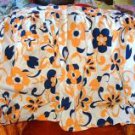 Bold Navy Orange White Apron  2