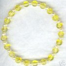 Yellow Glass Beaded Imitation Pearl Bracelet Yellow Glass Beaded Imitation Pearl Bracelet