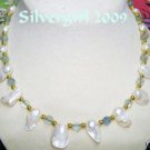 Shimmering White Freshwater Pearl in the Shell Necklace Shimmering White Freshwater Pearl in the Shell Necklace