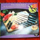 10 Pc Kitchen Knife Set with Cutting Board