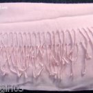 14" x 64" Long Knit Pastel Pashmina Pink Knit Scarf