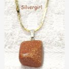 Original Copper Goldstone Gemstone Necklace #2