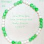 White Jade Combination 4mm Beaded Stretch Bracelets 8 Color Styles Available