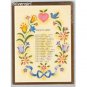 Pretty Floral 'WHAT IS LIFE'  Wall Plaque