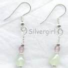 New Jade Teardrop Gemstone Earrings