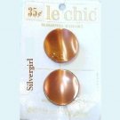 Set of 2 Vintage Plastic Fibre Optic Round Buttons Set of 2 Vintage Plastic Fibre Optic Round Buttons