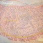 Pretty Pink Yellow White Vintage Apron