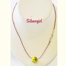 Funky Burgundy Cord Colored Clay Trade Bead Necklace SP Funky Burgundy Cord Colored Clay Trade Bead Necklace SP