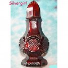 Vintage Avon '1876 Cape Cod' Ruby Red Salt or Pepper Shaker