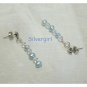 Pretty Freshwater Pearl Crystal Drop Earrings