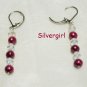 Pretty Freshwater Pearl Crystal Drop Earrings