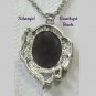 Amethyst Gemstone Necklace Rhodonite Rope Chain