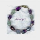 Fluorite Nugget Gemstone Bracelet