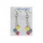 XTRAS Goldtone Multi Color Hearts