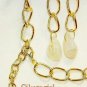 Red Orange Clear Smoky Agate Gemstone Necklace Earring