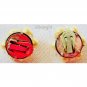 Vintage?Antique Cream Pearl Rainbow Glass Clip Earrings
