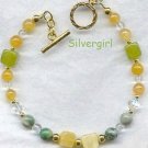 Peach Aventurine Jade Crystal Gemstone Bracelet Peach Aventurine Jade Crystal Gemstone Bracelet