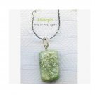 Tree or Moss Agate Free Form Gemstone Pendant Necklace