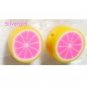 2 Tone Tiny *Citrus* Slice Polymer Clay Stud Earrings 10mm/3/8"