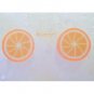 2 Tone Tiny *Citrus* Slice Polymer Clay Stud Earrings 10mm/3/8"