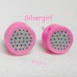 Tiny Exotic fruit Slice Polymer Clay Stud Earrings Dragonfruit, Pitaya, Drupe Peach, Cherimoya,