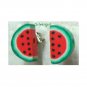 Tiny Fruit Slice Polymer Clay Stud Earrings Strawberry, Apple, Kiwi, Cantaloupe,