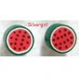 Tiny Fruit Slice Polymer Clay Stud Earrings Strawberry, Apple, Kiwi, Cantaloupe,