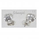Genuine Clear Round Cubic Zirconia Studs 1CT? Genuine Clear Round Cubic Zirconia Studs 1CT?