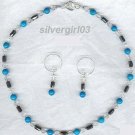 Therapeutic Magnetic Hematite Turquoise Jade Set Therapeutic Magnetic Hematite Turquoise Jade Set