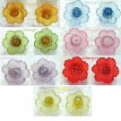 Tiny Acrylic Flower Stud Earrings You Choose Color!