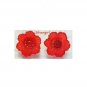 Tiny Acrylic Flower Stud Earrings You Choose Color!
