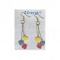 XTRAS Goldtone Multi Color Hearts