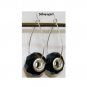 YOUR CHOICE Sparkling SS Lined Crystal Hoop Earrings