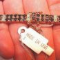 Genuine Sapphire Diamond Tennis Bracelet 7" REDUCED