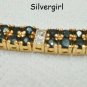 Genuine Sapphire Diamond Tennis Bracelet 7" REDUCED