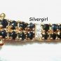 Genuine Sapphire Diamond Tennis Bracelet 7" REDUCED
