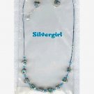 Silver Heart Turquoise Necklace and Earring Set Silver Heart Turquoise Necklace and Earring Set