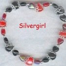 Red and Black Sweetheart Boutique Bracelet