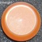 Fun Fashion Shimmering Tangerine Orange Button Ring