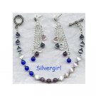 SERENITY SUNSET Cat's Eye Bracelet Earring Set SERENITY SUNSET Cat's Eye Bracelet Earring Set