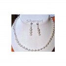 Magnetic Silver Imitation Pearl Silver Plate Set Magnetic Silver Imitation Pearl Silver Plate Set