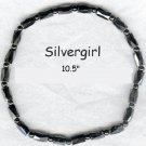 Magnetic Black Hematite Beaded Anklet Magnetic Black Hematite Beaded Anklet