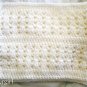 Hand Crochet Scarf Snowy White 62" x 10 1/2"
