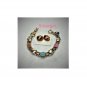 7" Goldtone Chain Bracelet With 4 Colored Stones and Gold Hearts