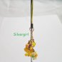 FUN Hand Created OOAK Cell Phone Charm PDA MP3 Purse Zipper Yellow Mix