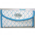 Ladies White Blue Jean Chablis JC Clutch Wallet