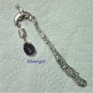 Celestial Silver Plate Amethyst Bookmark Celestial Silver Plate Amethyst Bookmark